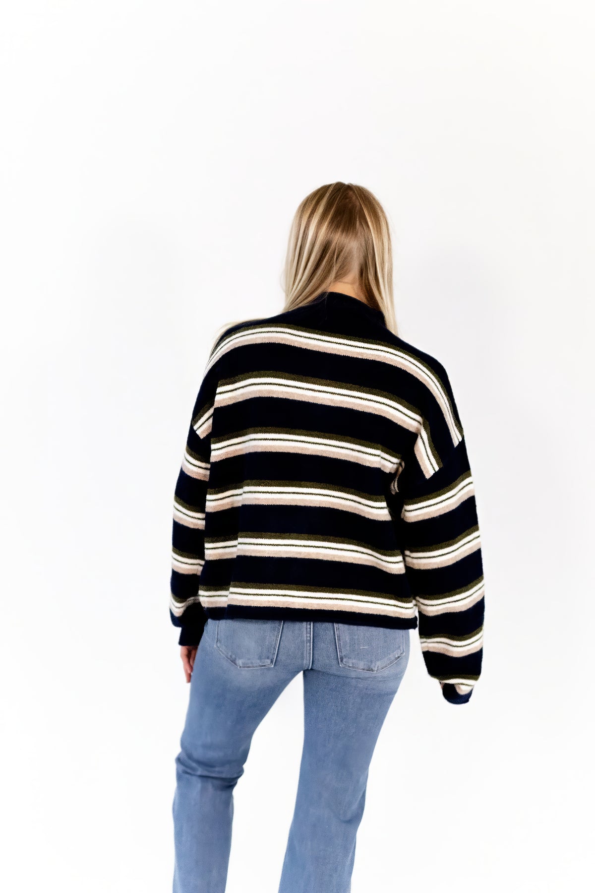 Shawn Rolled Neck Cardigan