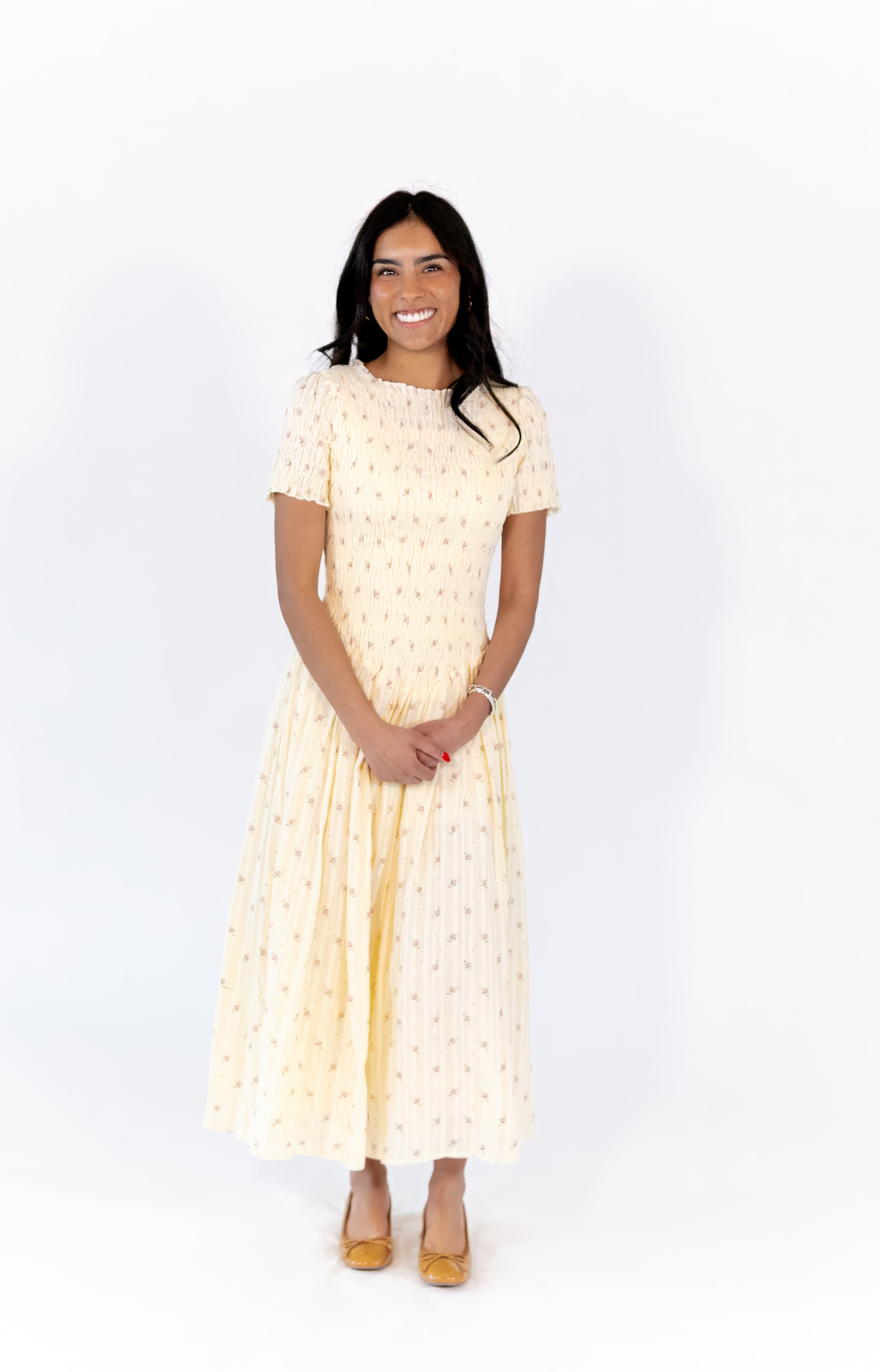 Lyla Drop Waist Midi Dress