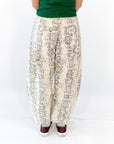 Bodega Snakeskin Barrel Jeans