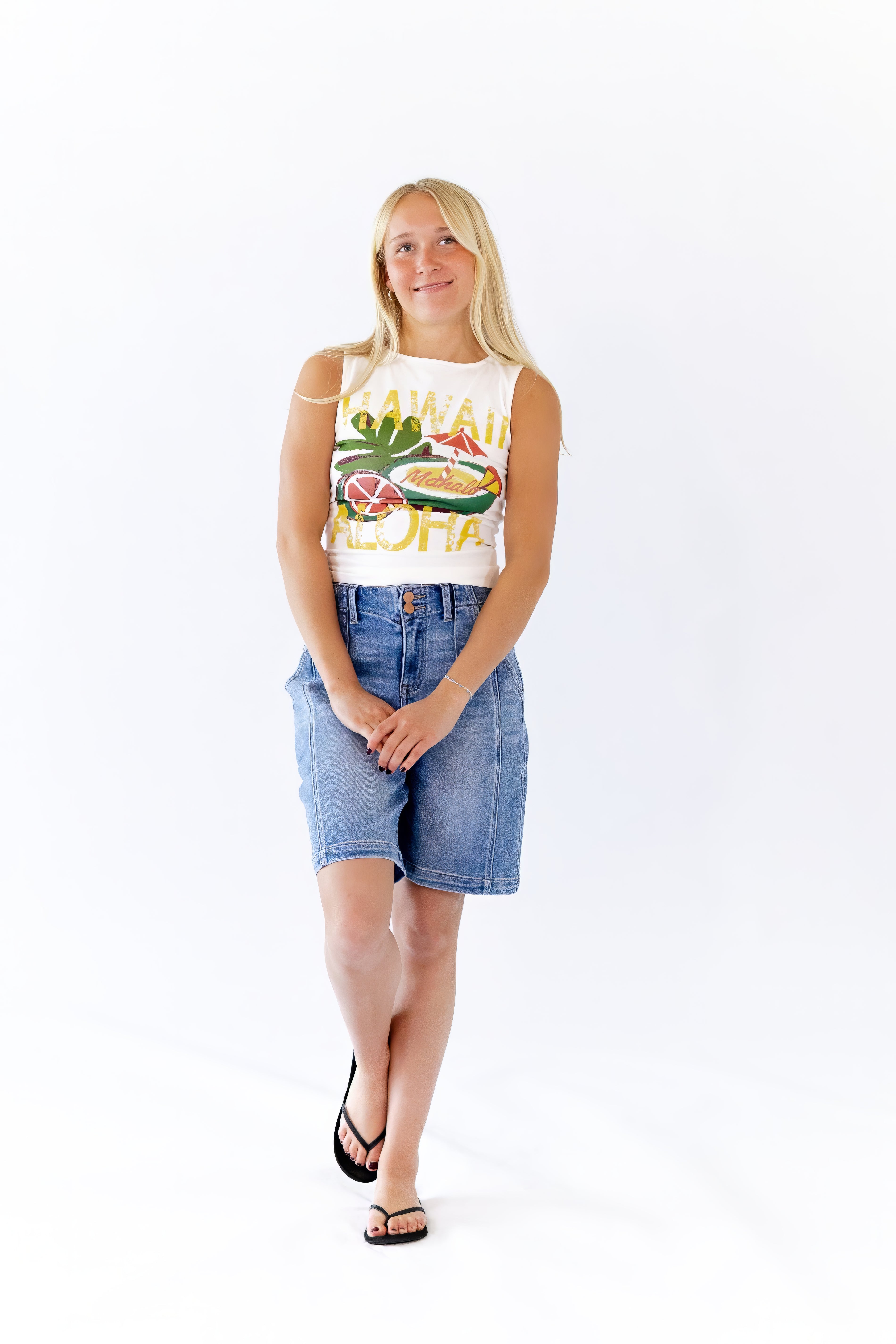 Aloha Graphic Tank – Twirl Boutique