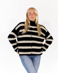 Shawn Rolled Neck Cardigan