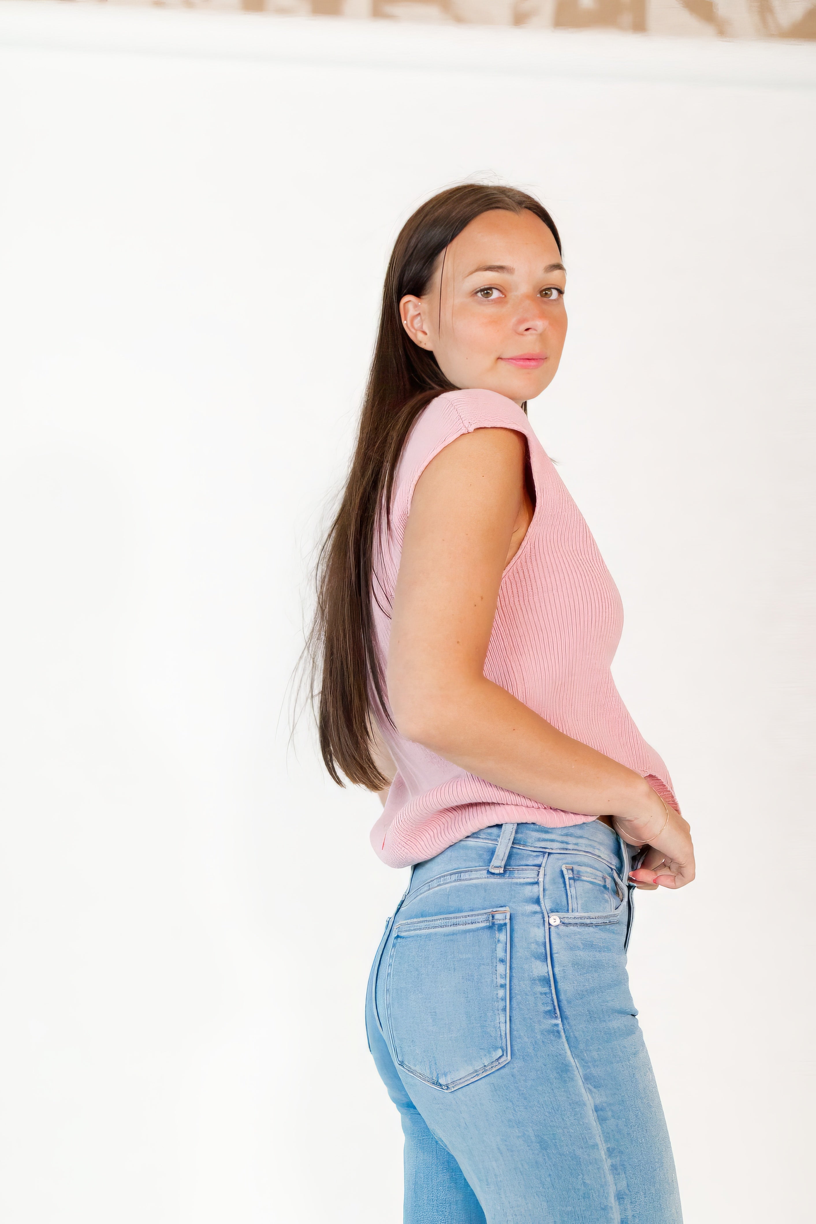 Bernadette Cuffed Denim