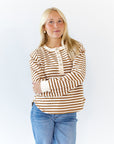 Bezel Snap Button Henley