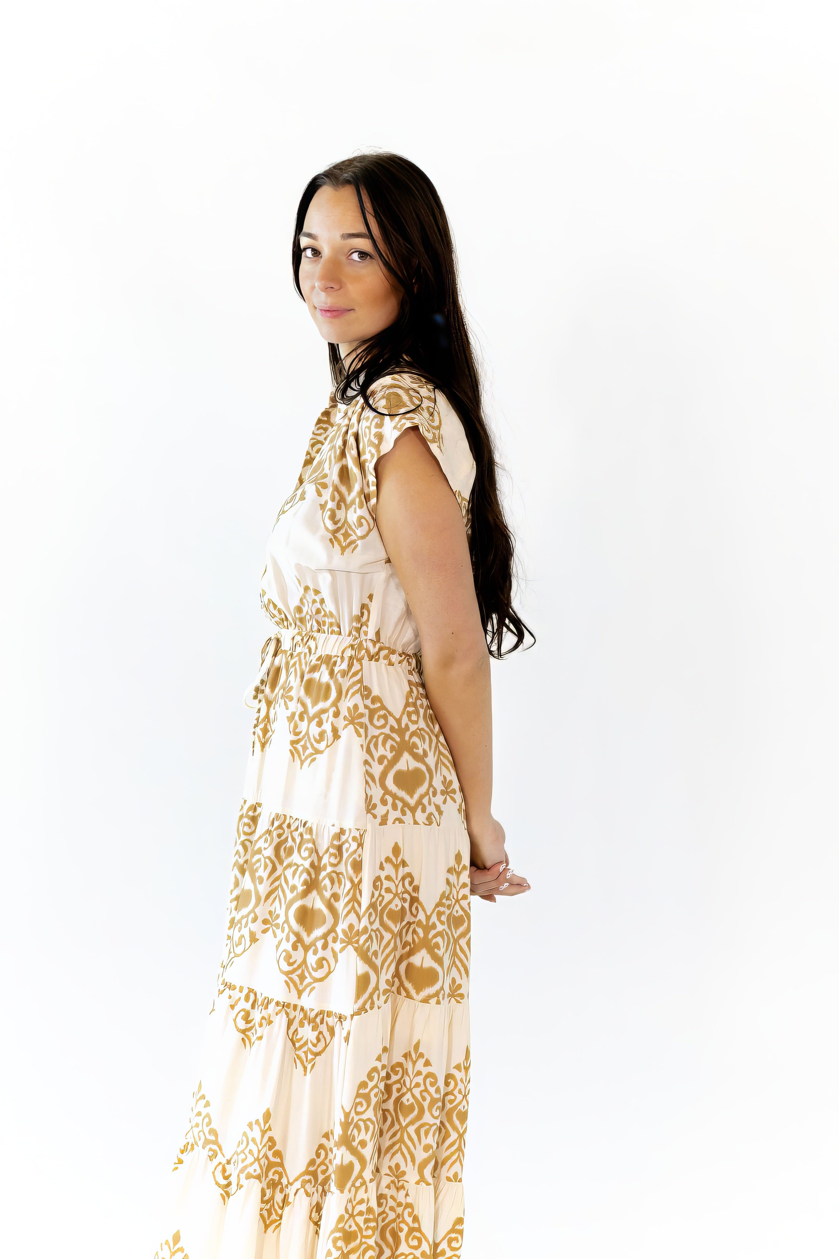 Venus Printed Maxi Dress