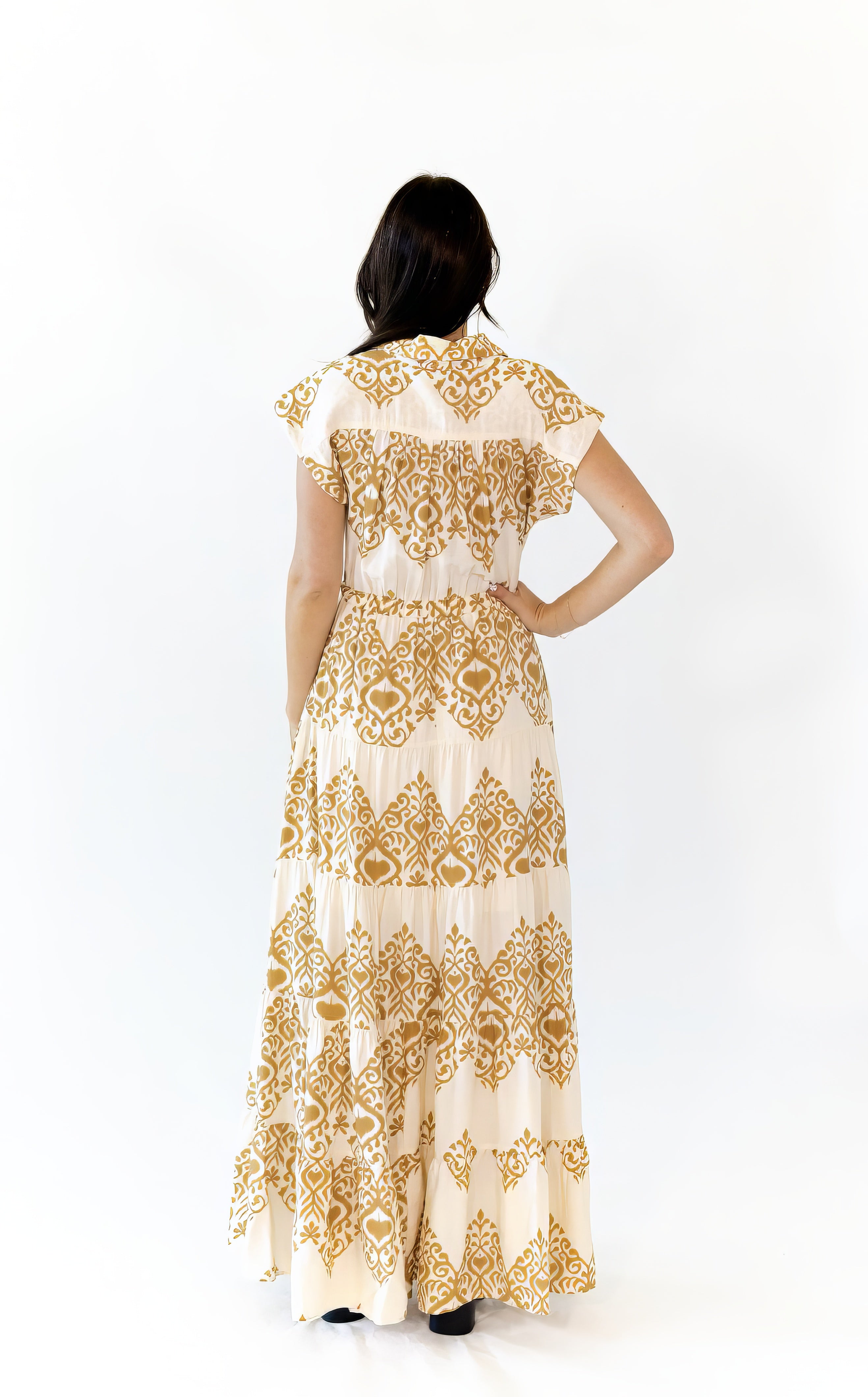 Venus Printed Maxi Dress