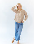 Bezel Snap Button Henley