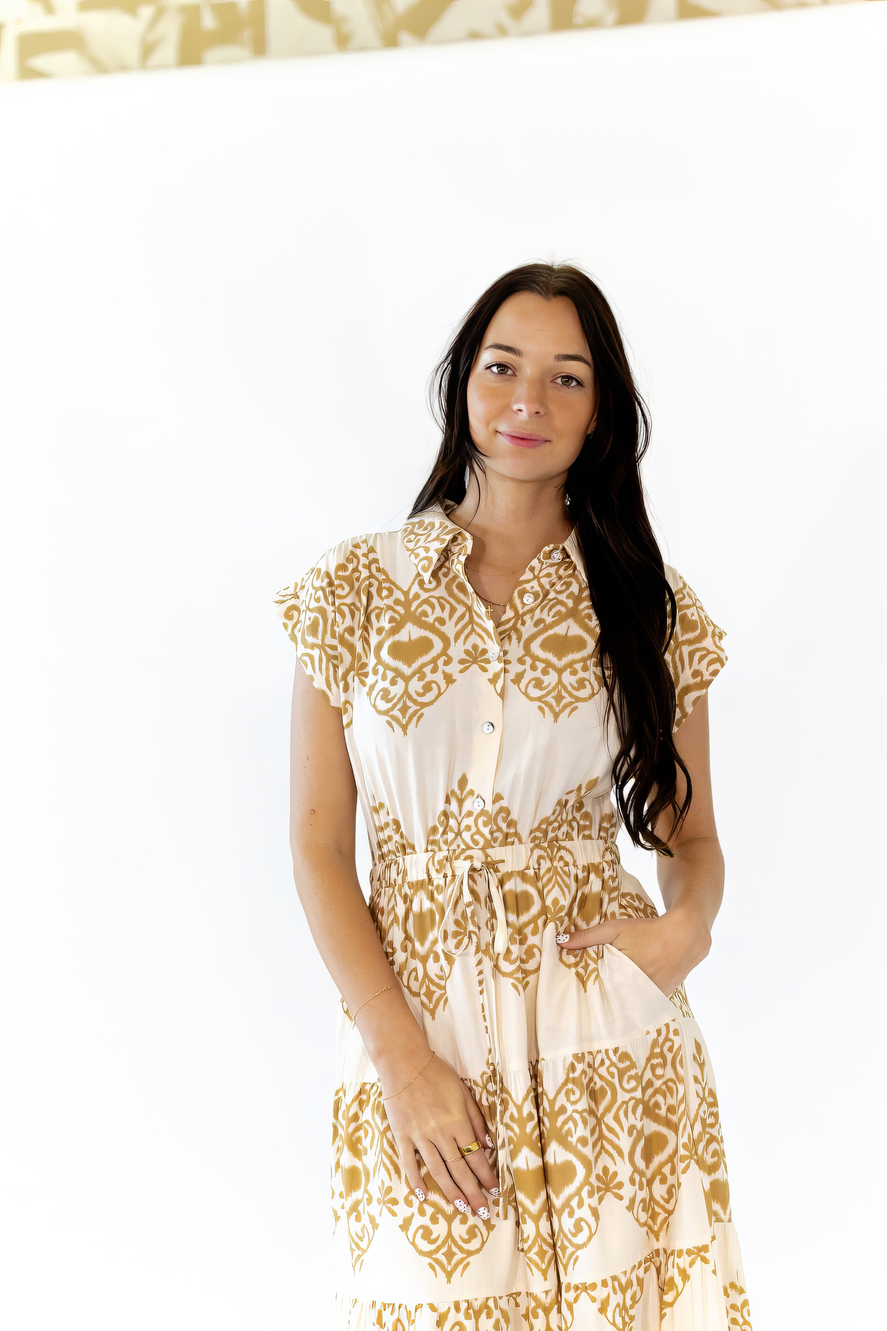 Venus Printed Maxi Dress