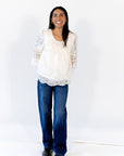 Laia Eyelet Lace Blouse