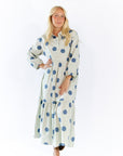 Tazia Polka Dot Midi Dress
