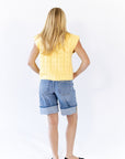 Kathy Cuffed Denim Shorts