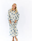 Tazia Polka Dot Midi Dress