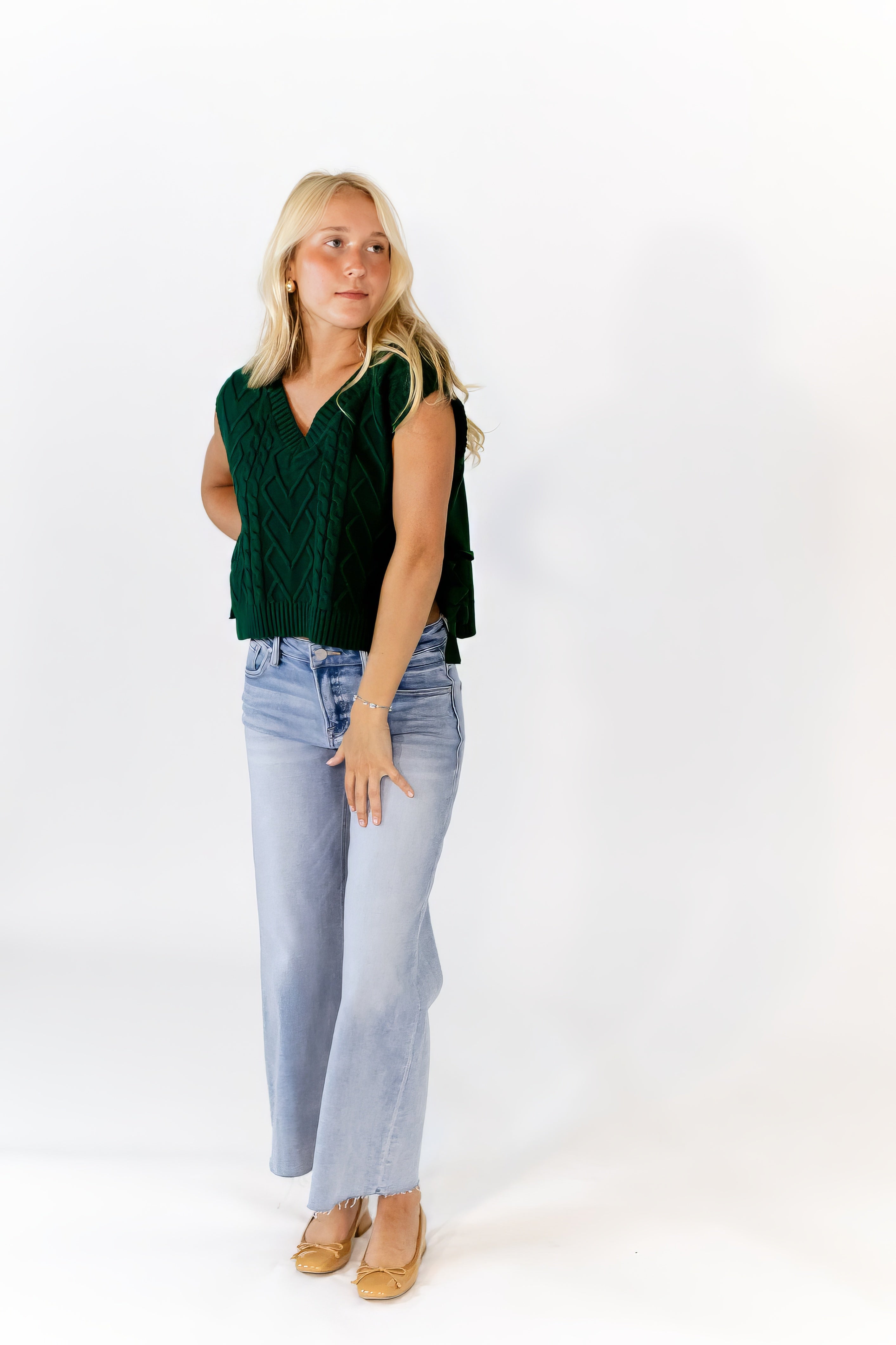 Antoine Cable Knit Vest