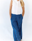 Swana Striped Palazzo Pants