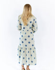 Tazia Polka Dot Midi Dress
