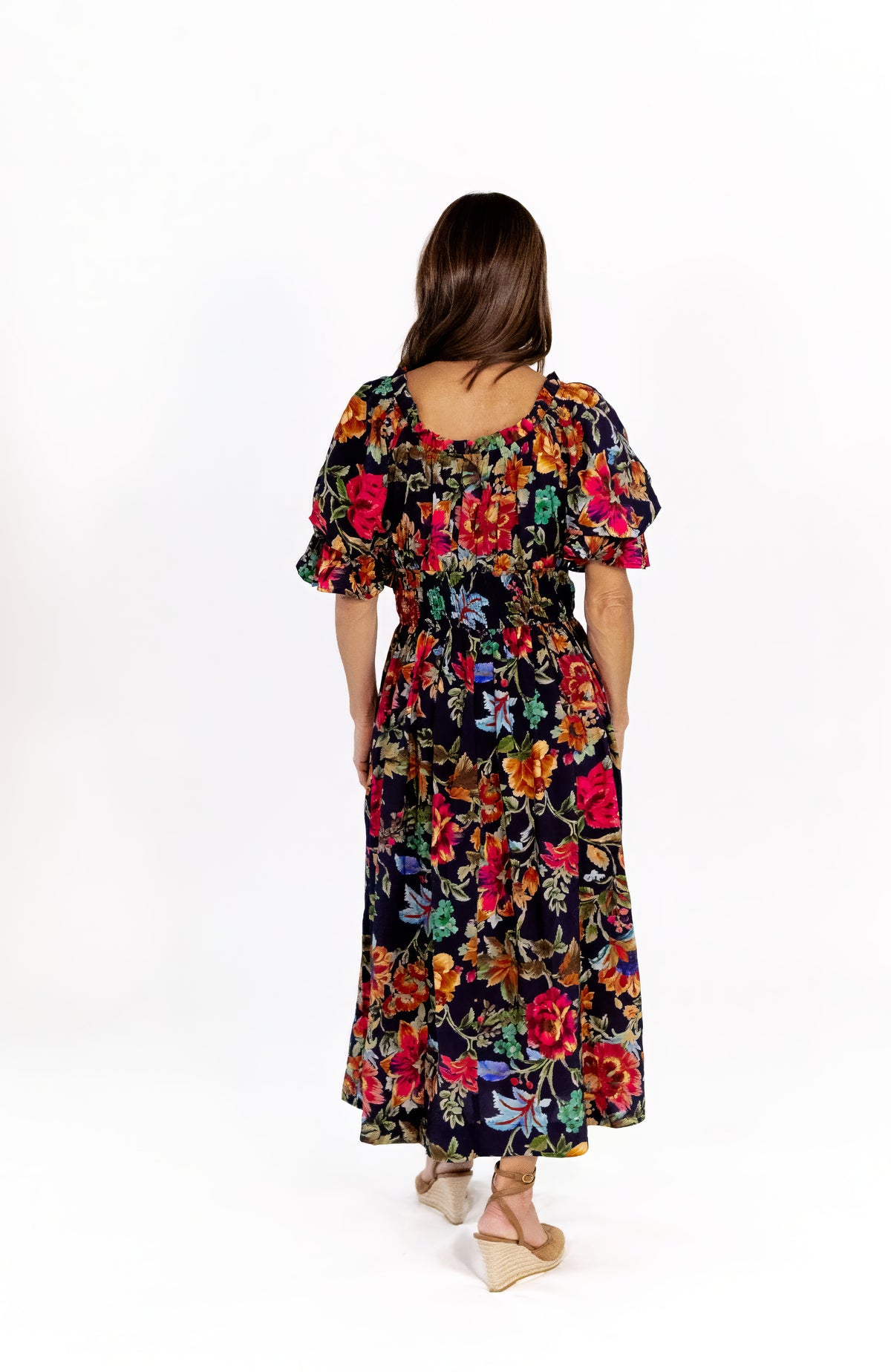 Vesta Floral Midi Dress