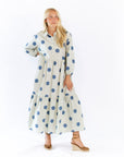 Tazia Polka Dot Midi Dress