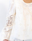 Laia Eyelet Lace Blouse