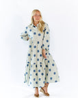 Tazia Polka Dot Midi Dress