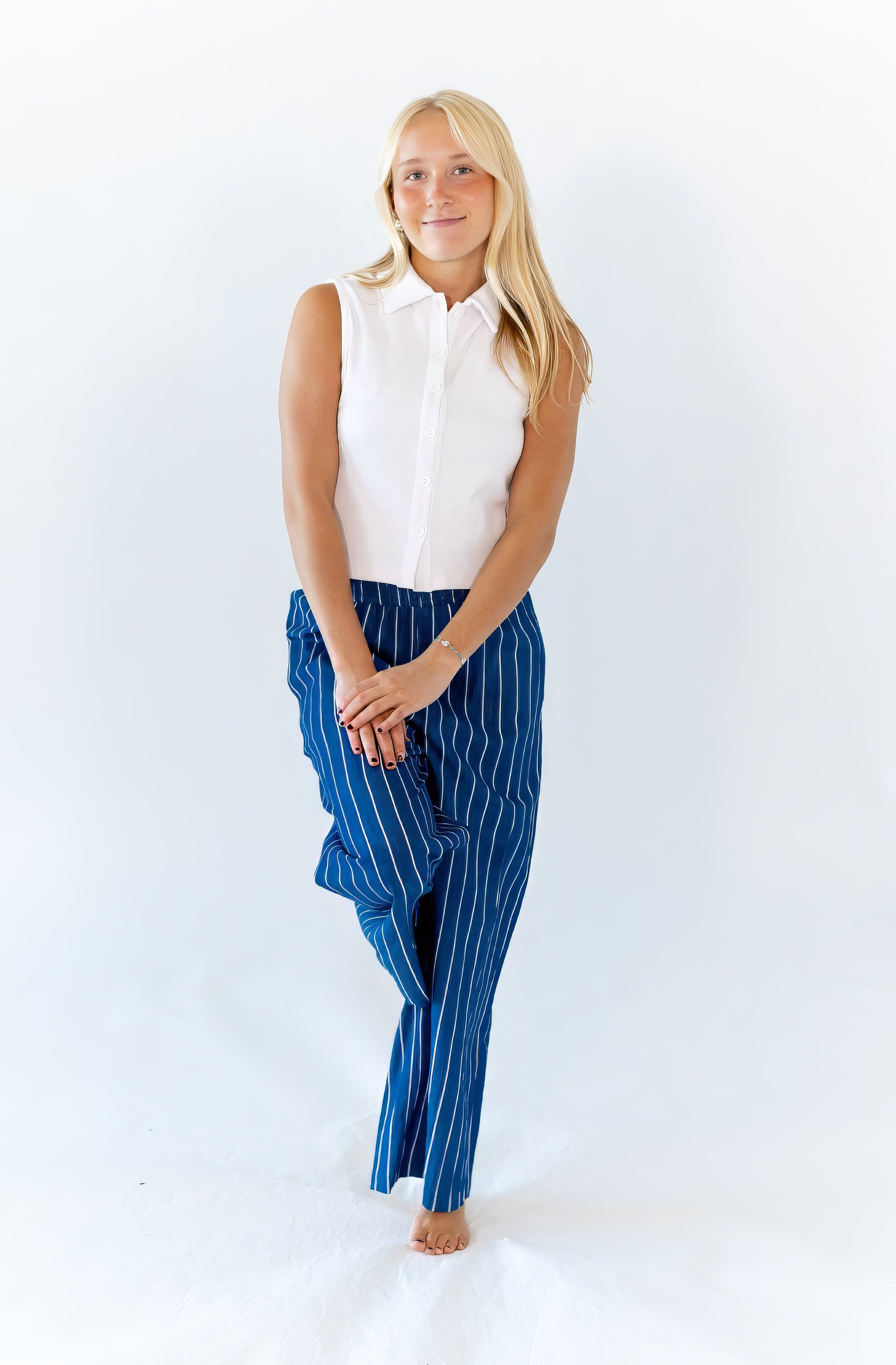 Swana Striped Palazzo Pants