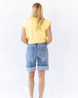 Kathy Cuffed Denim Shorts