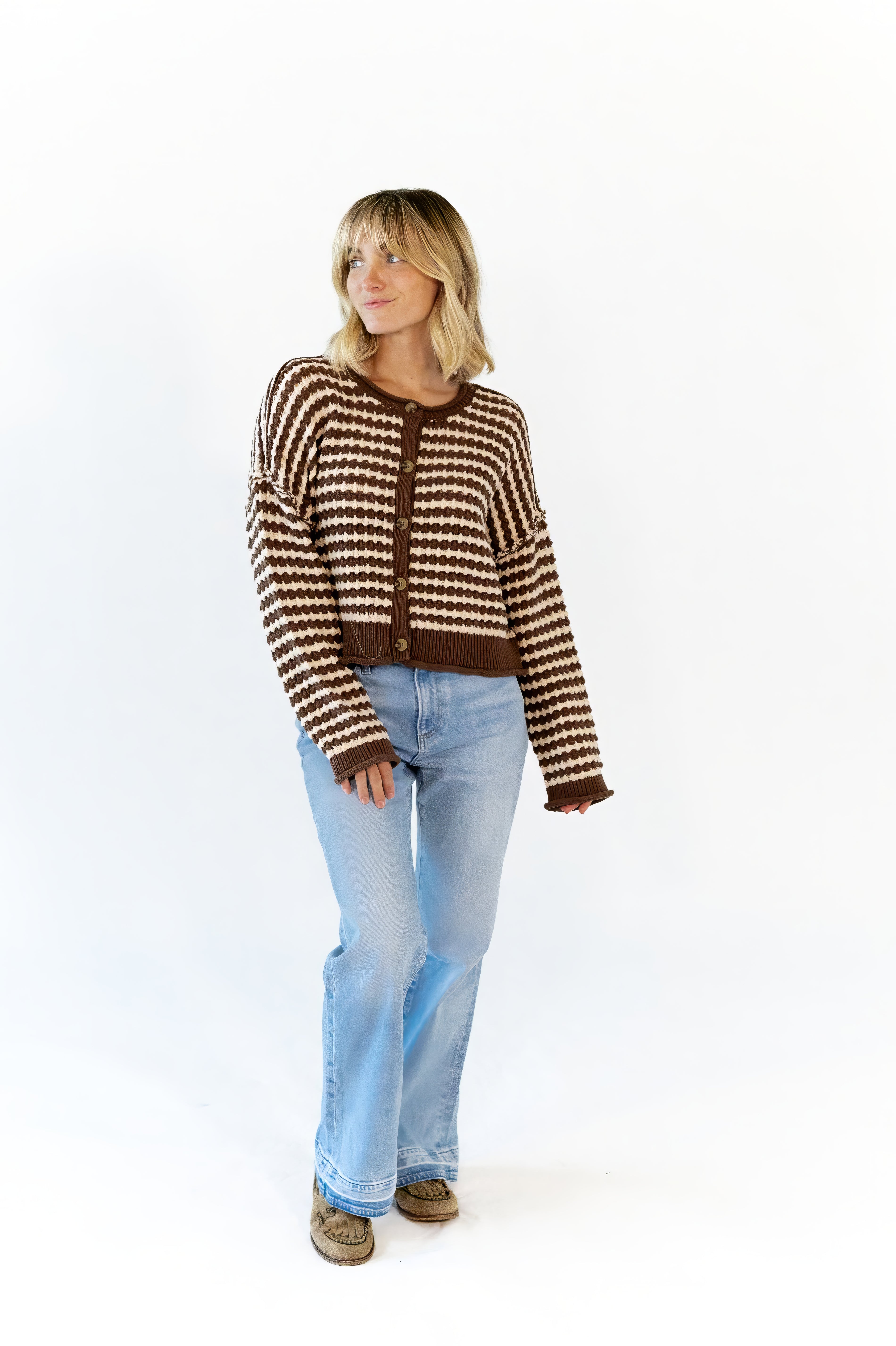 Jenny Striped Cardigan