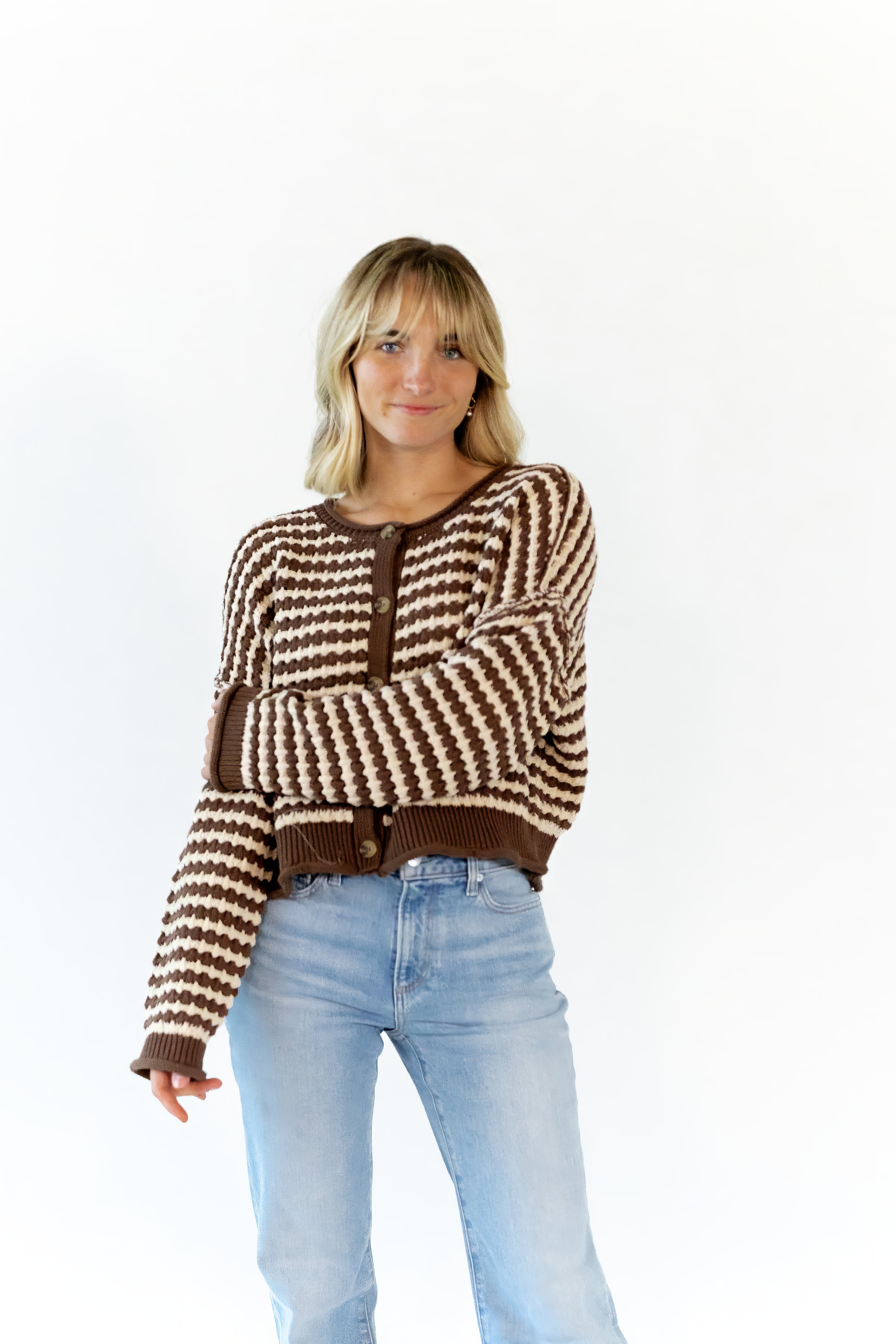 Jenny Striped Cardigan