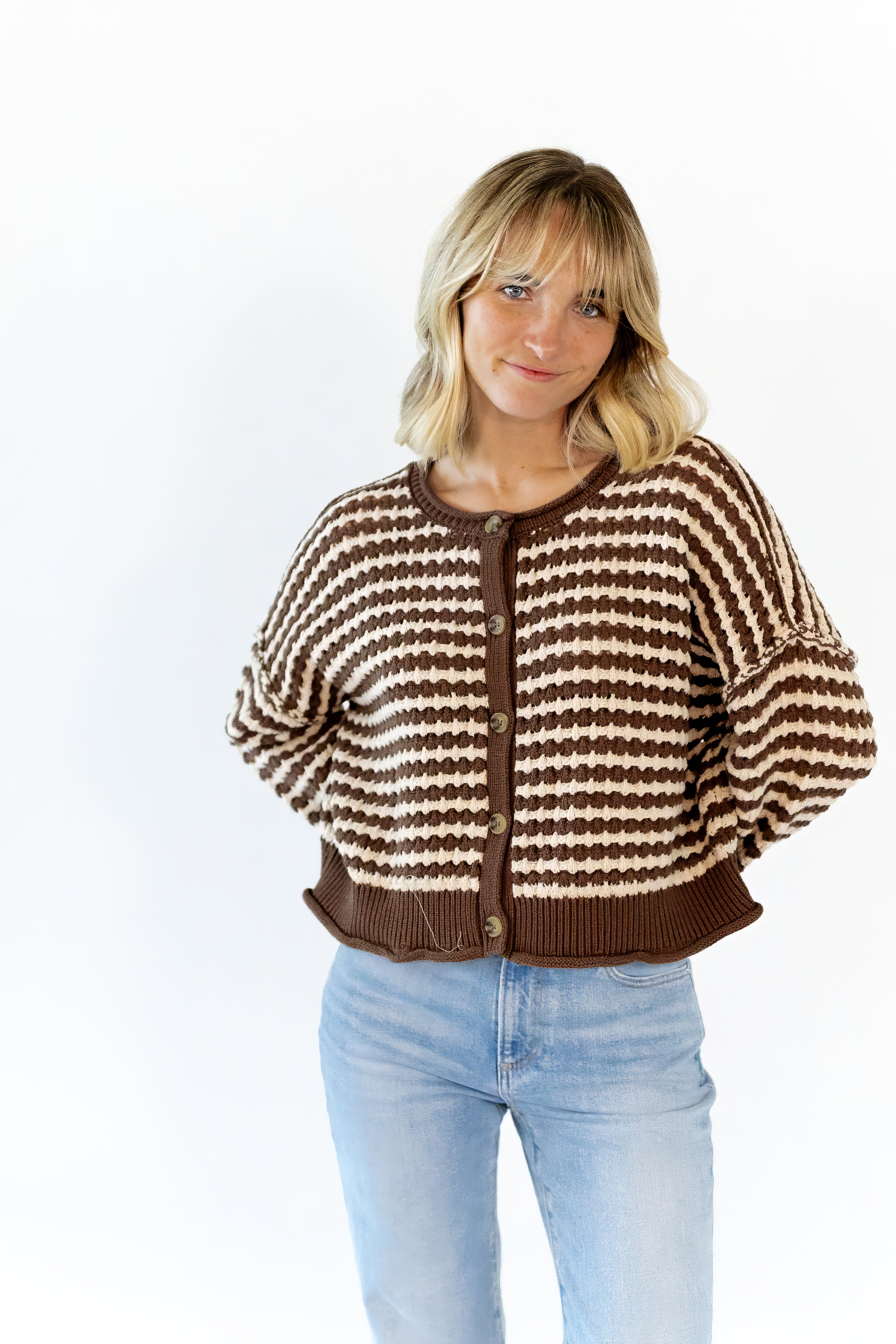 Jenny Striped Cardigan