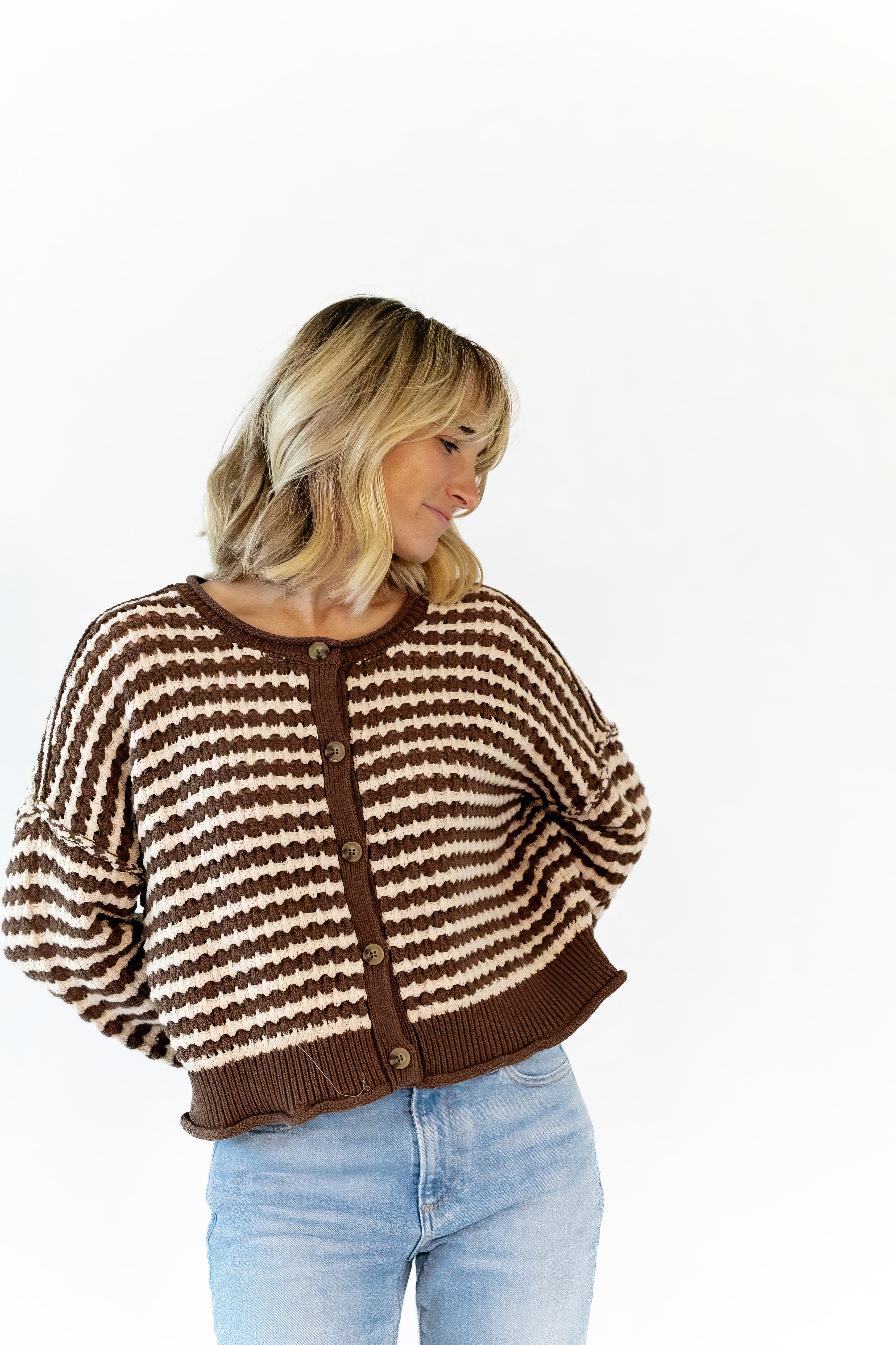 Jenny Striped Cardigan