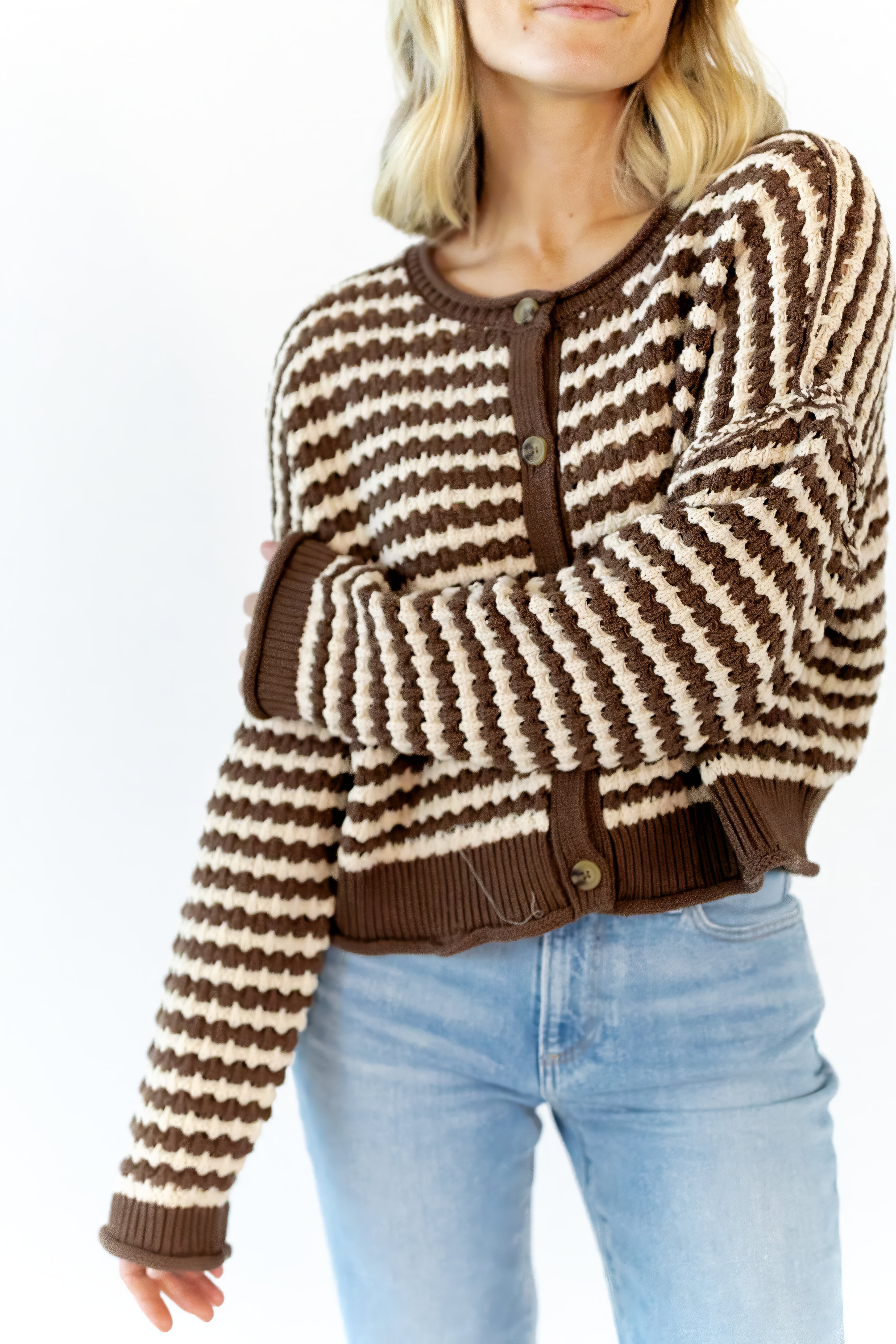 Jenny Striped Cardigan