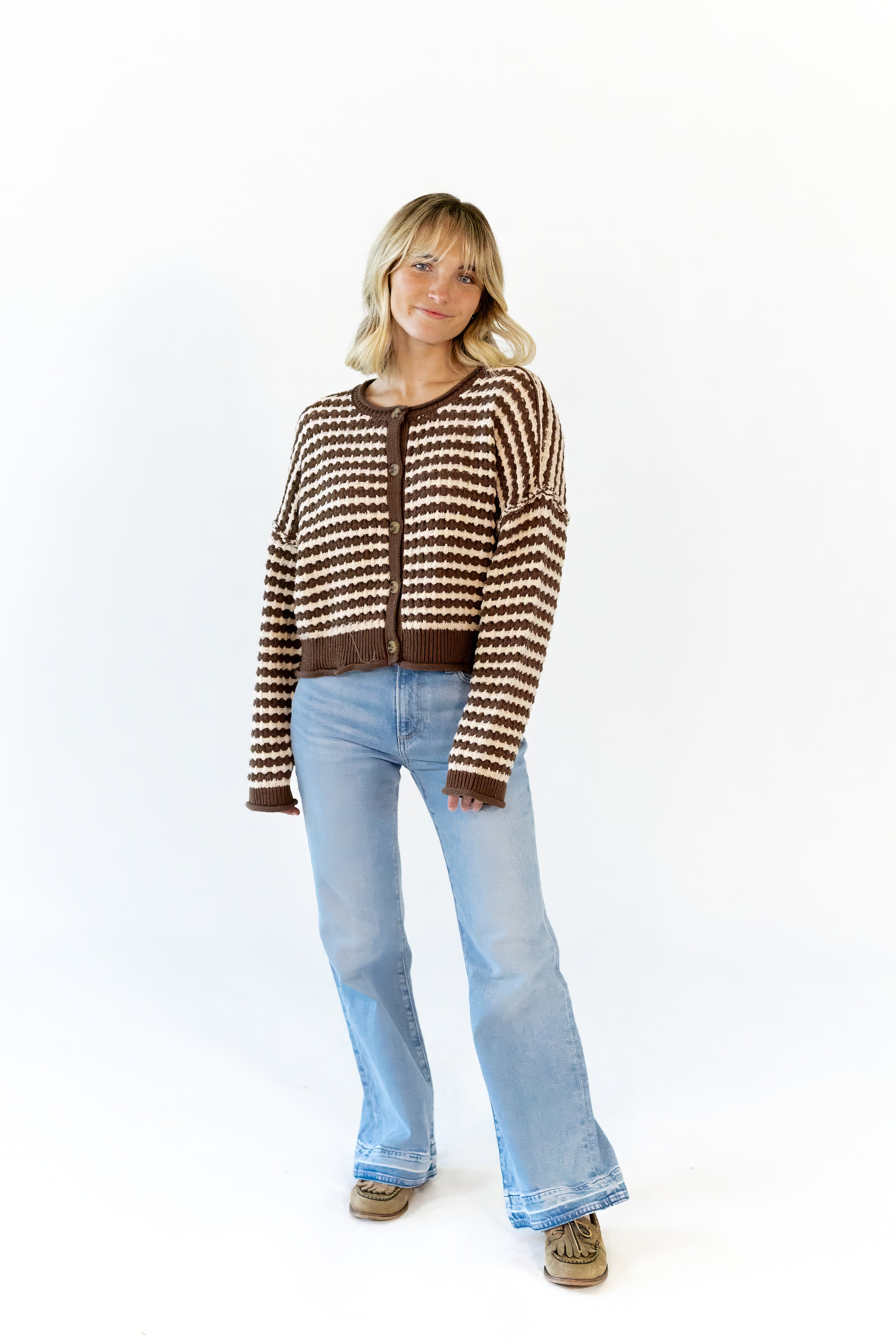 Jenny Striped Cardigan