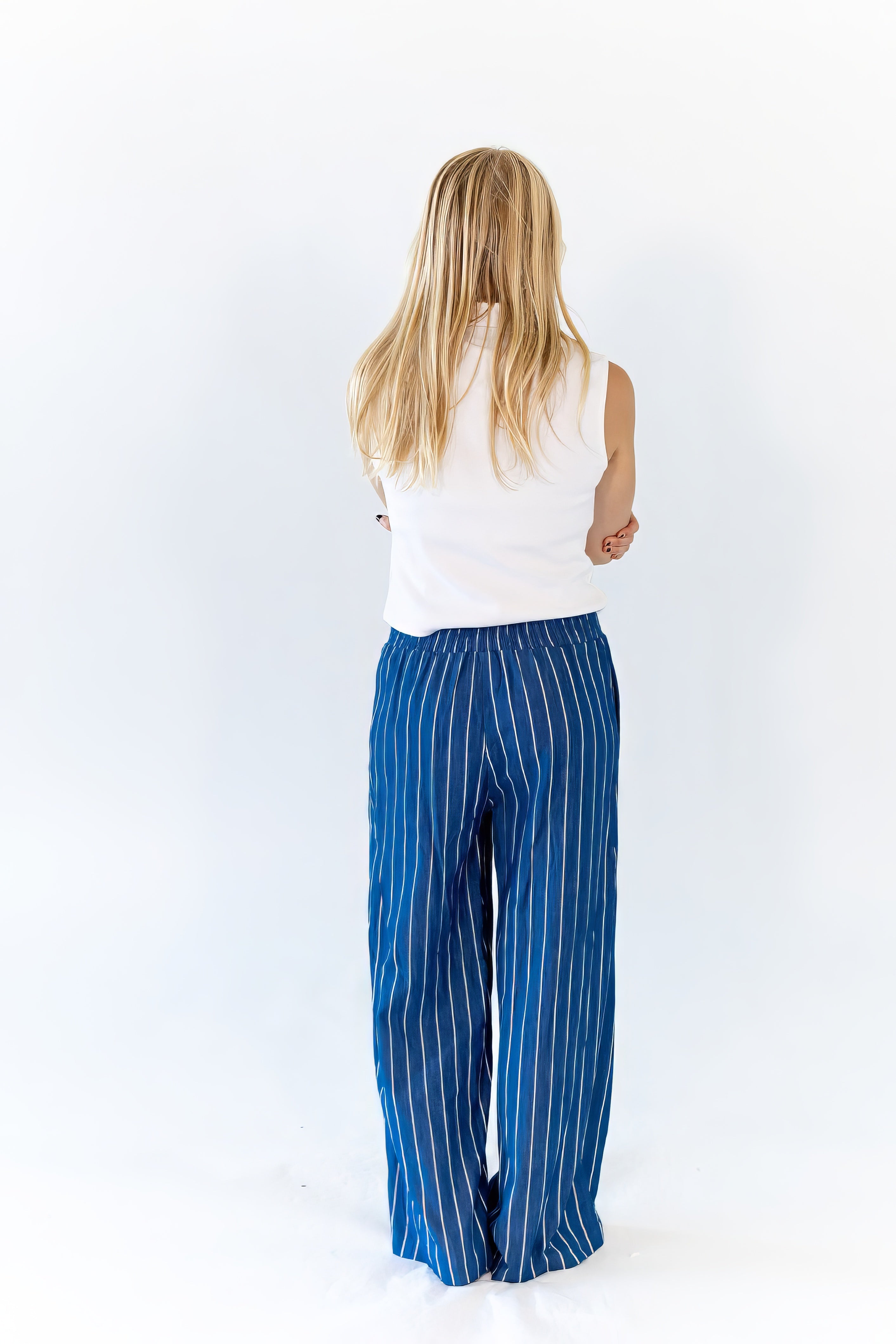 Swana Striped Palazzo Pants