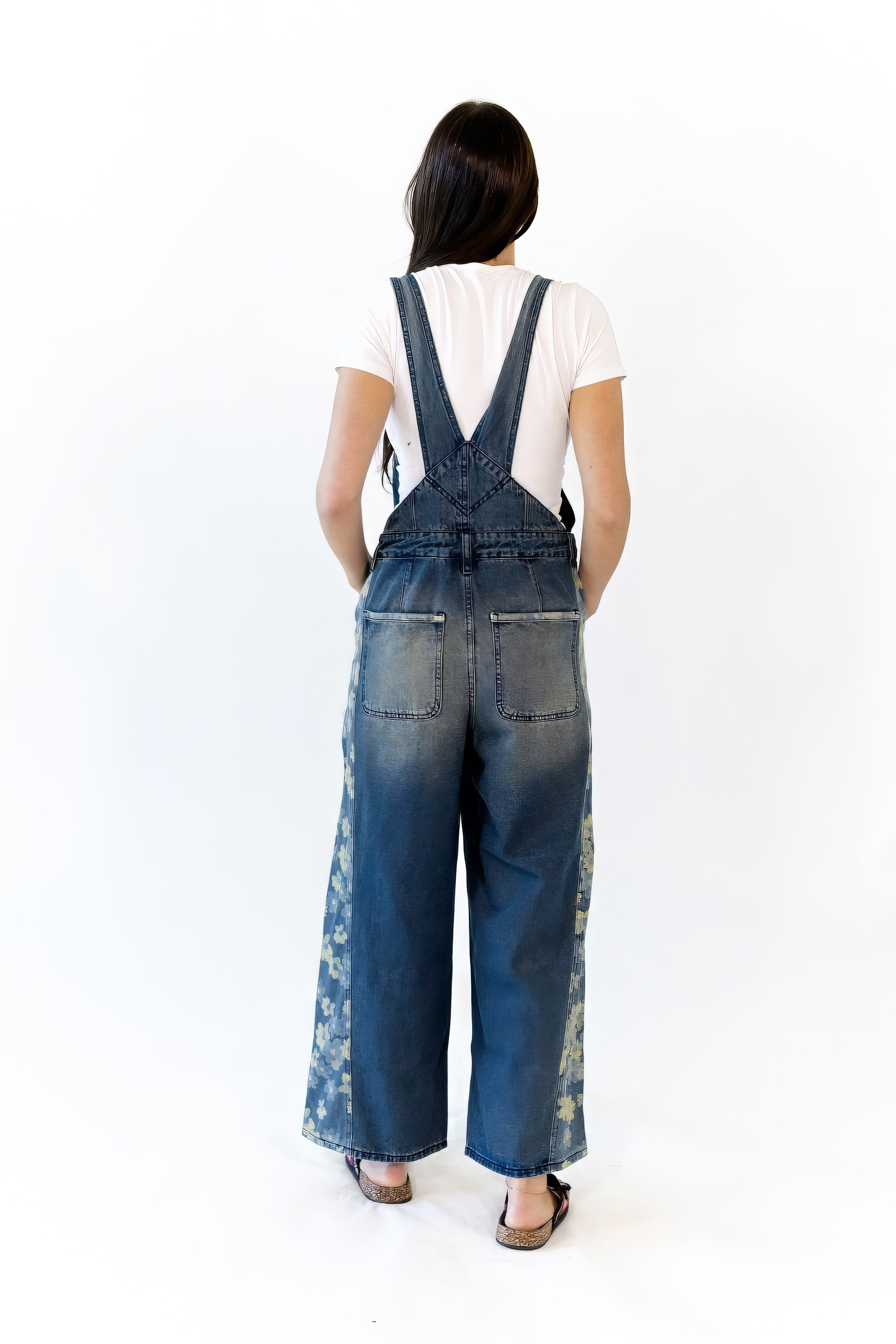 Hermione Floral Overalls