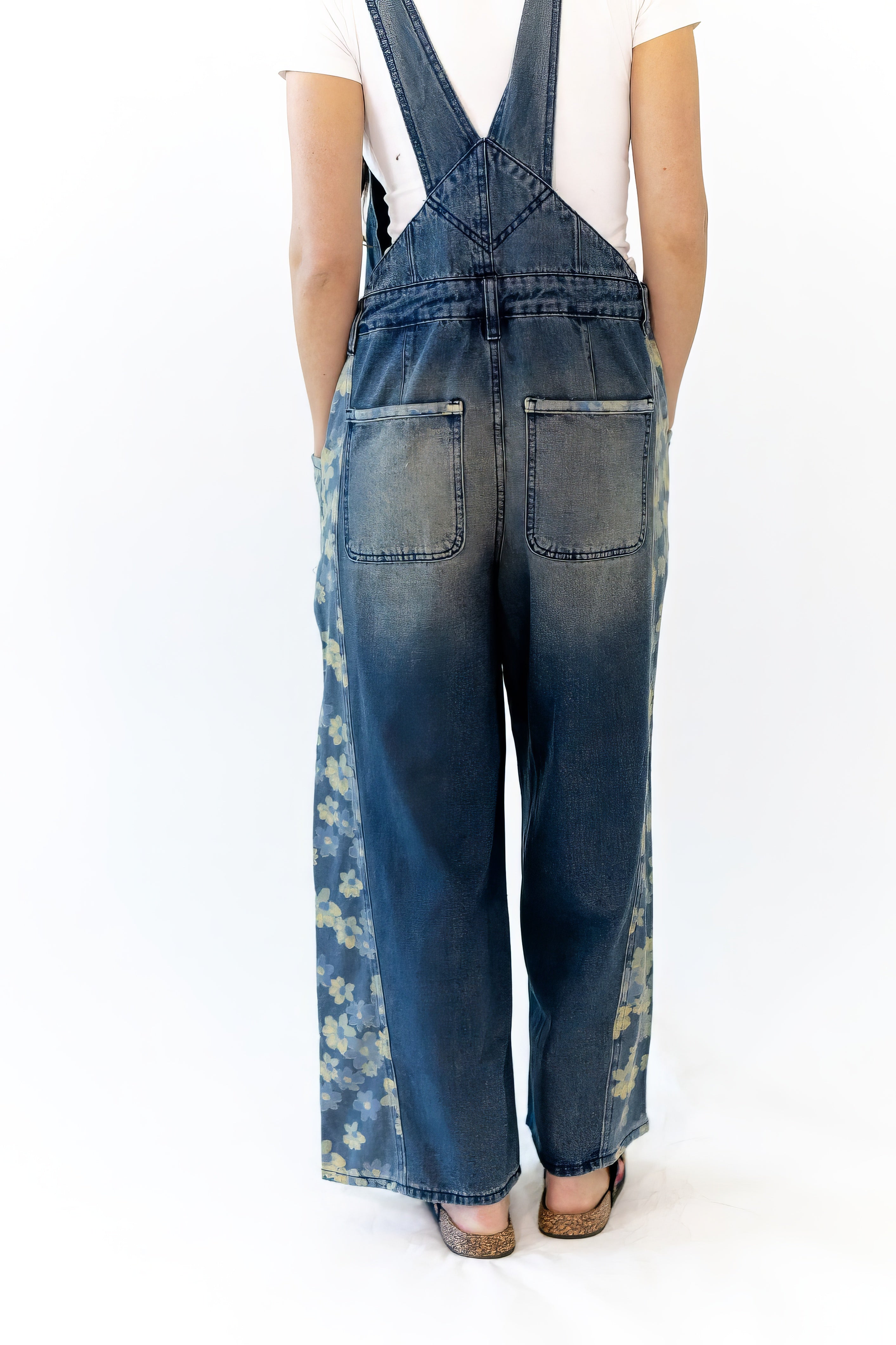 Hermione Floral Overalls