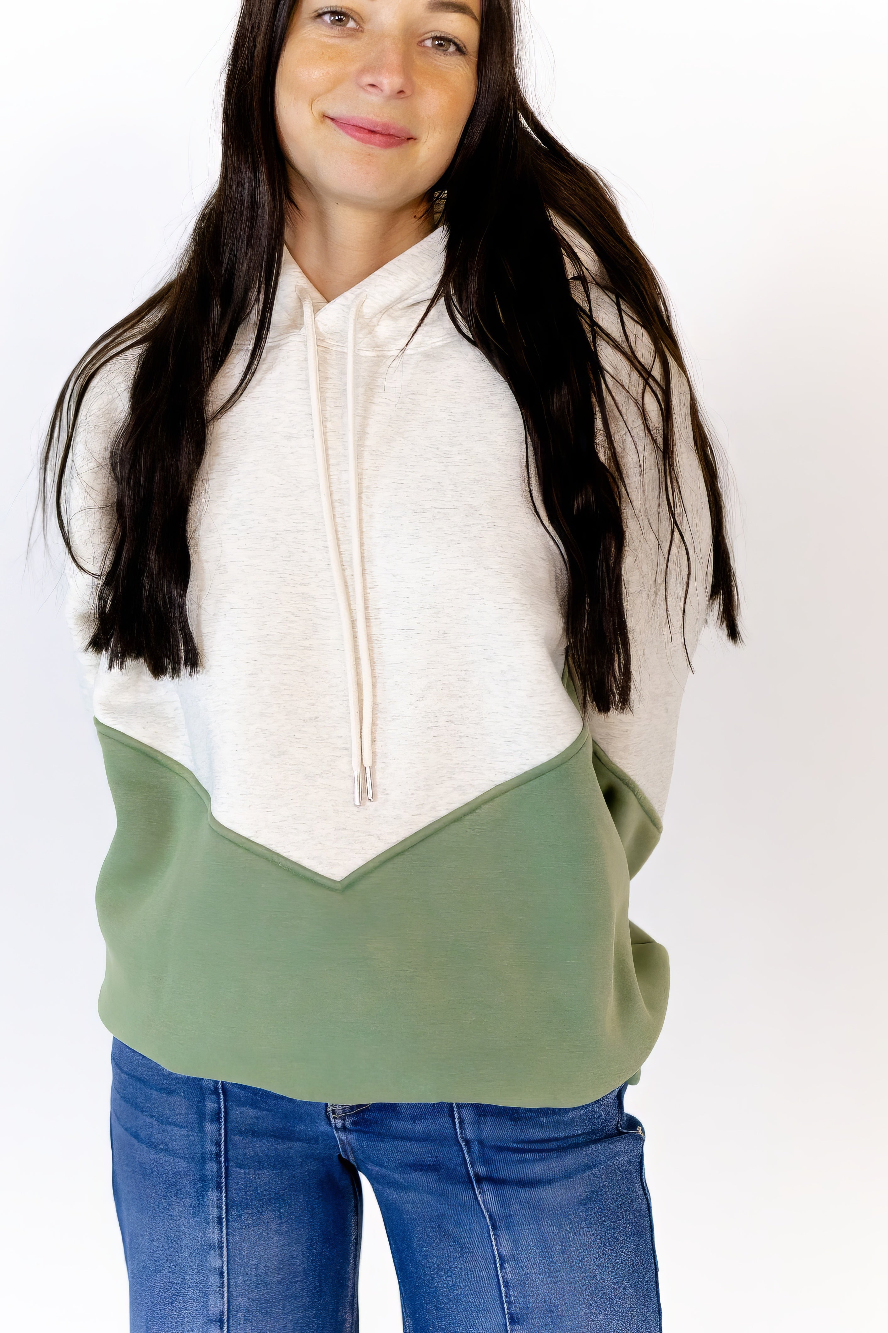 Luca Colorblocked Soft Hoodie