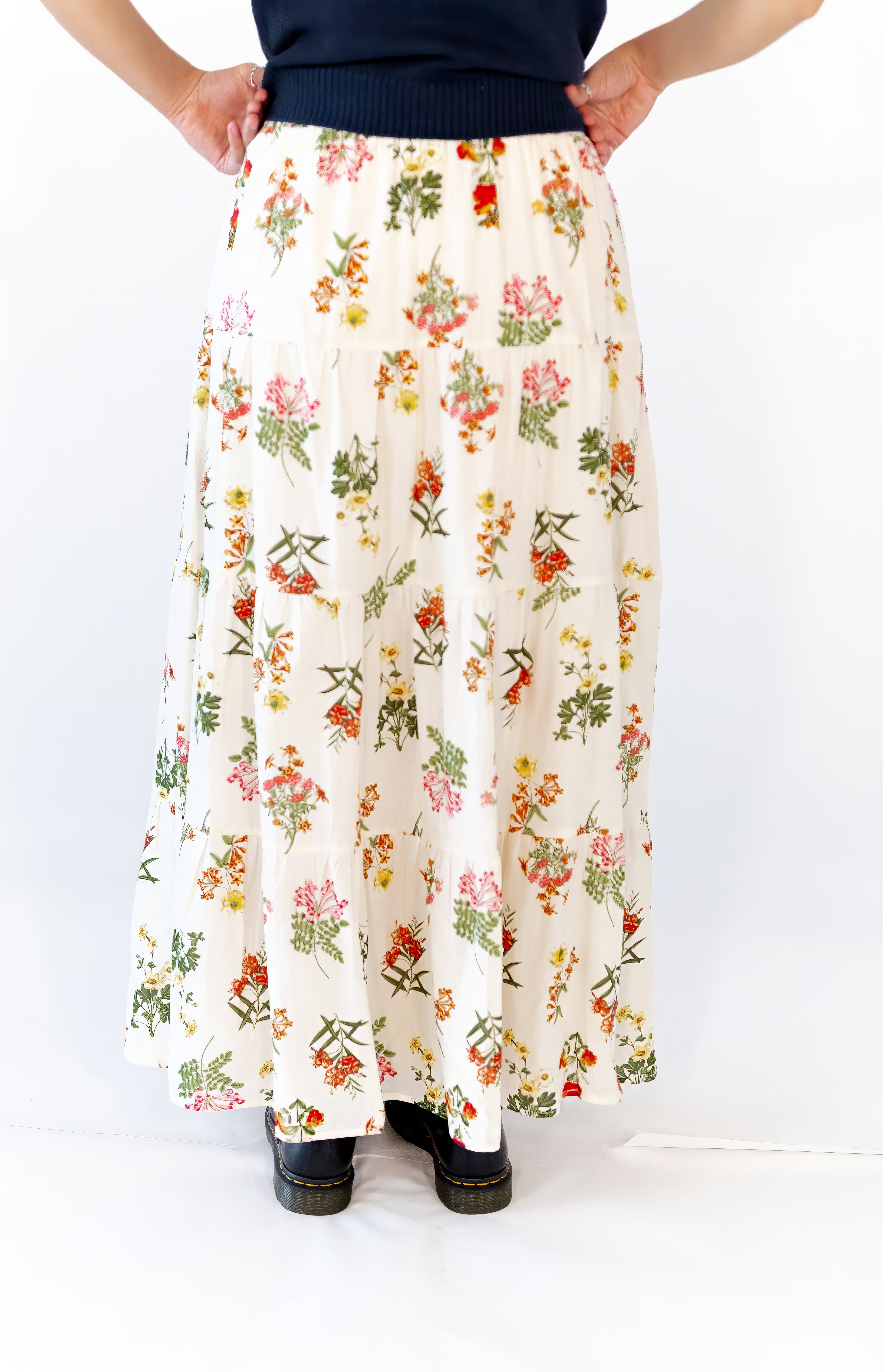 Victoria Floral Maxi Skirt