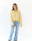 Kellie Crochet Cardigan · Butter