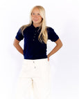 Tiegan Cotton Jorts · White