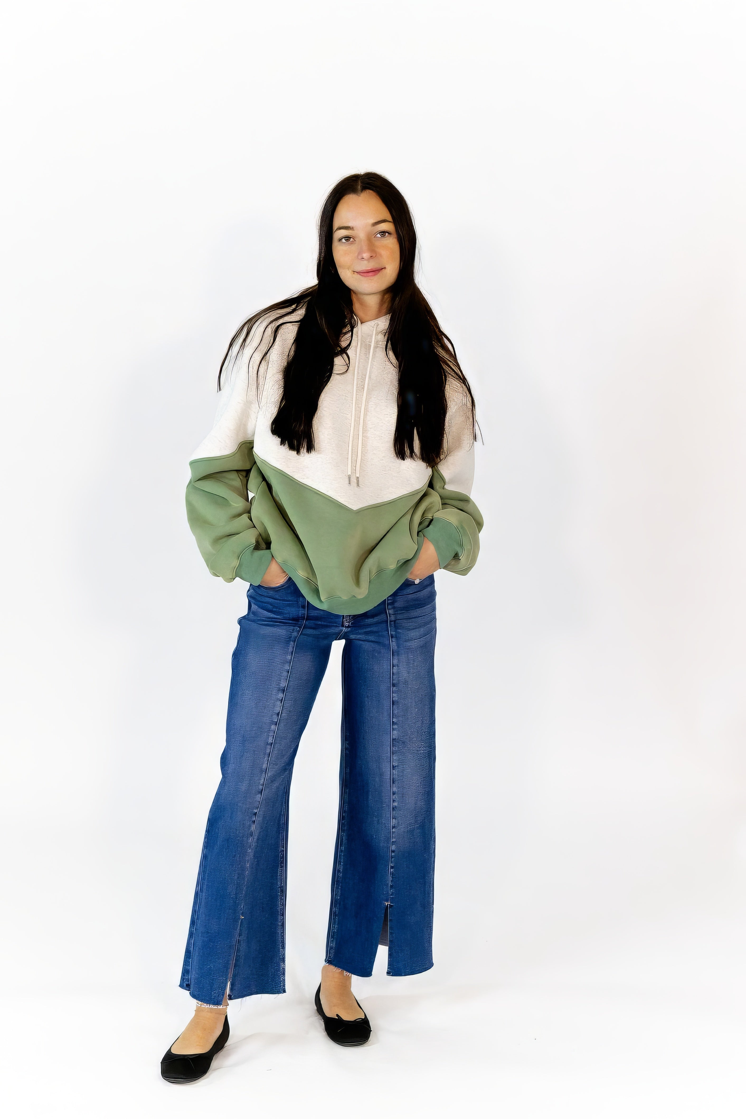 Luca Colorblocked Soft Hoodie