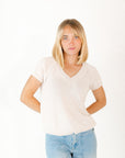 Porridge V-neck Top