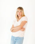 Porridge V-neck Top