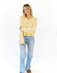 Kellie Crochet Cardigan · Butter