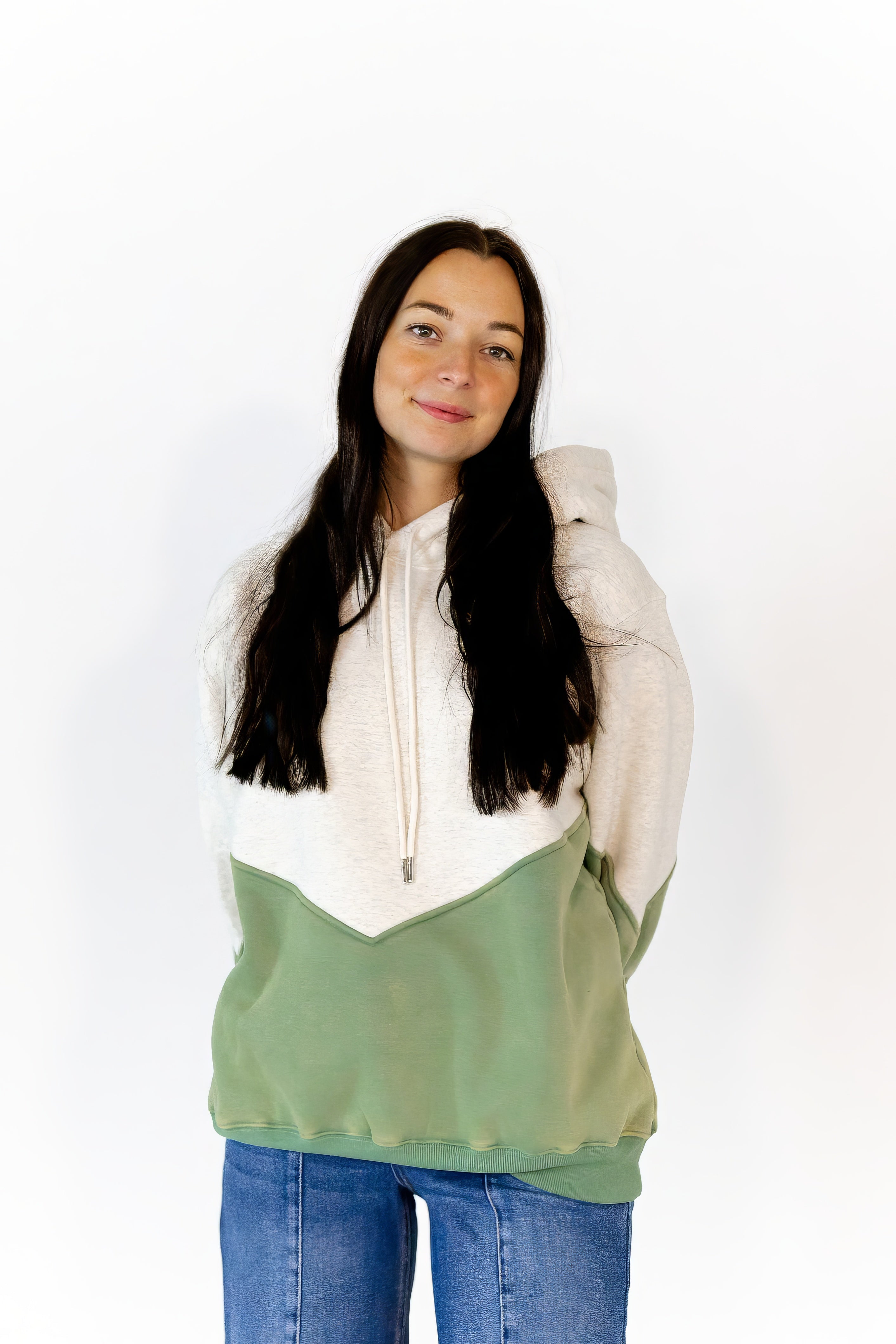 Luca Colorblocked Soft Hoodie