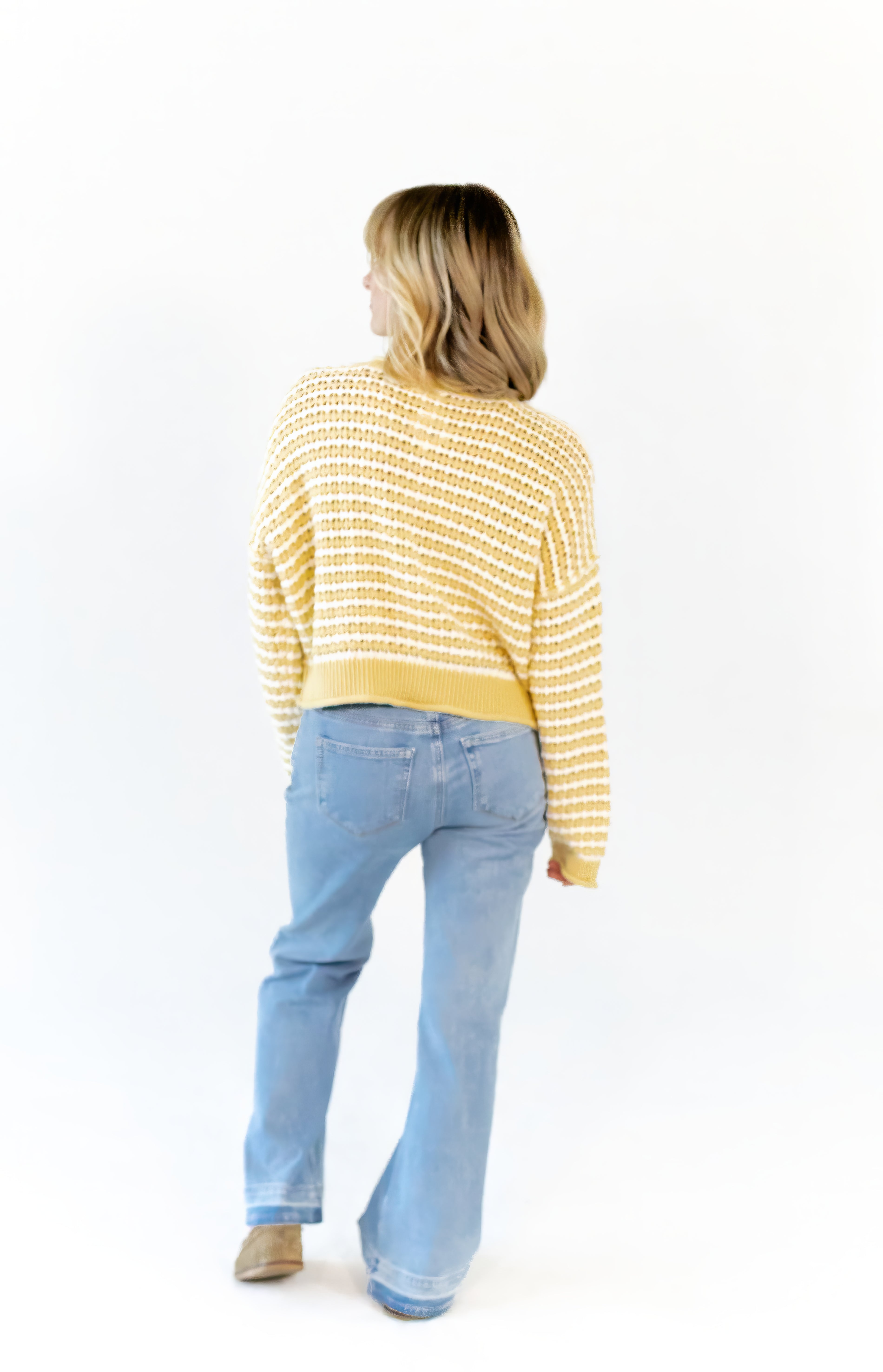 Kellie Crochet Cardigan · Butter
