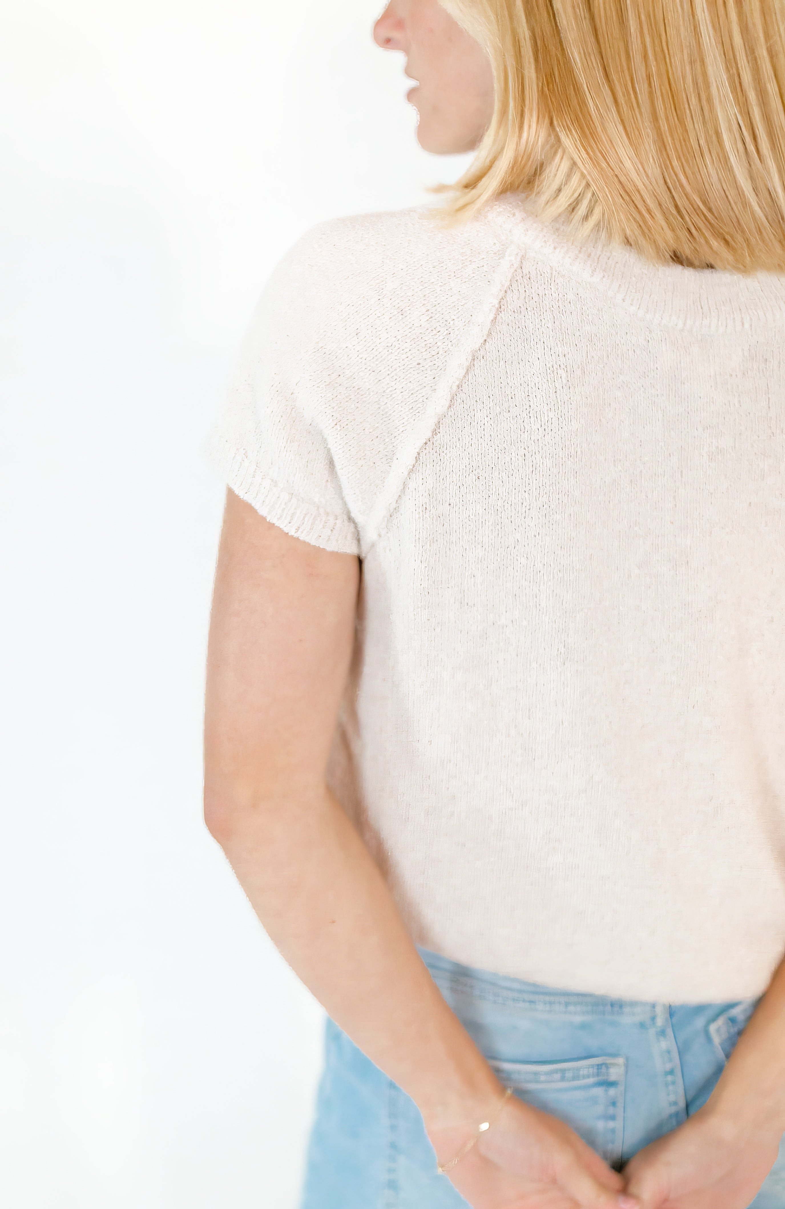 Porridge V-neck Top