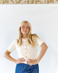 Piper Short Sleeve Cardigan