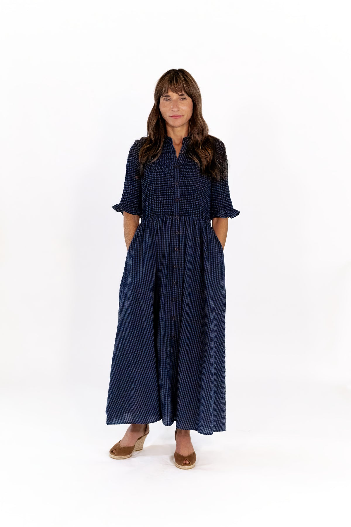 Kadia Gingham Dress