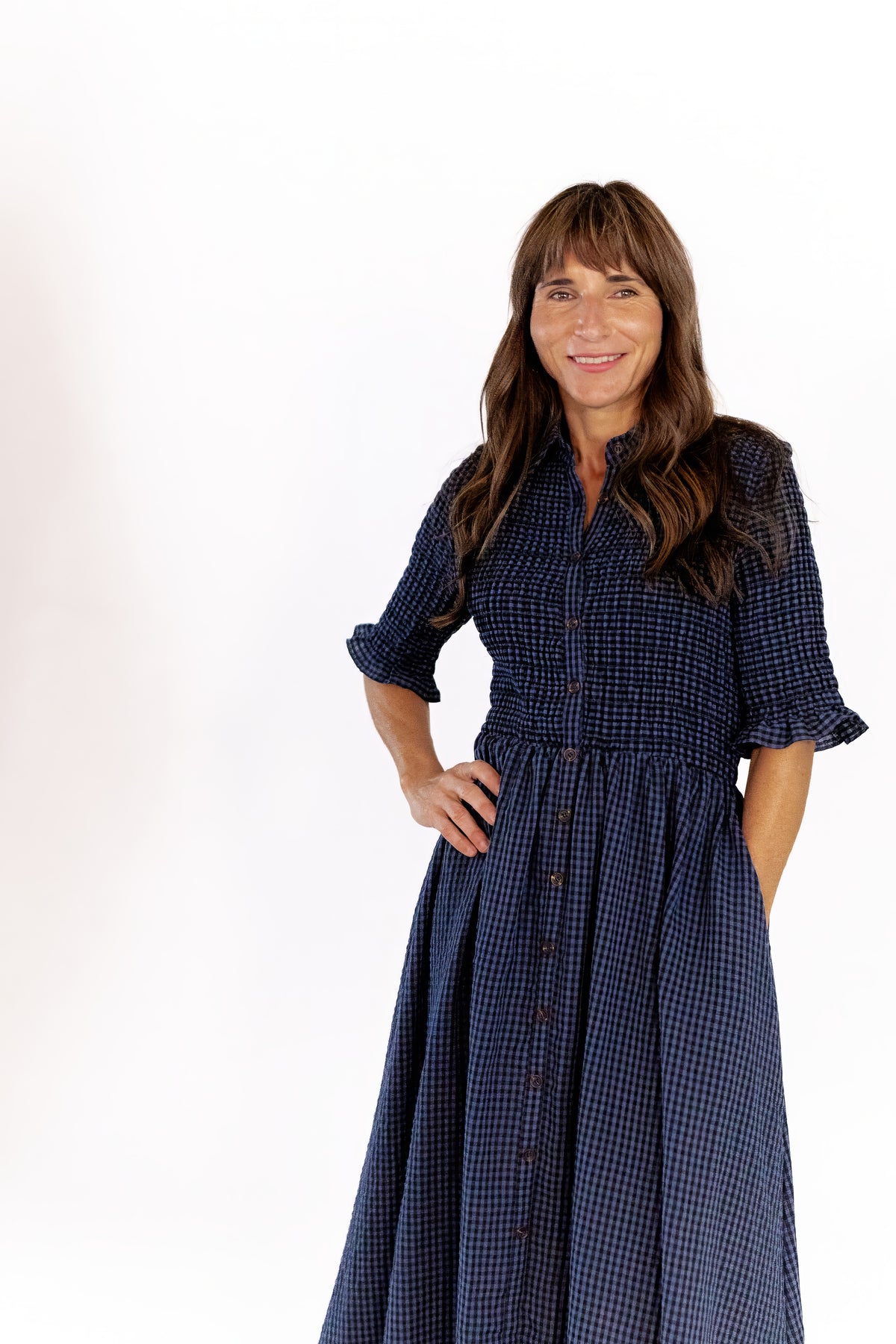 Kadia Gingham Dress