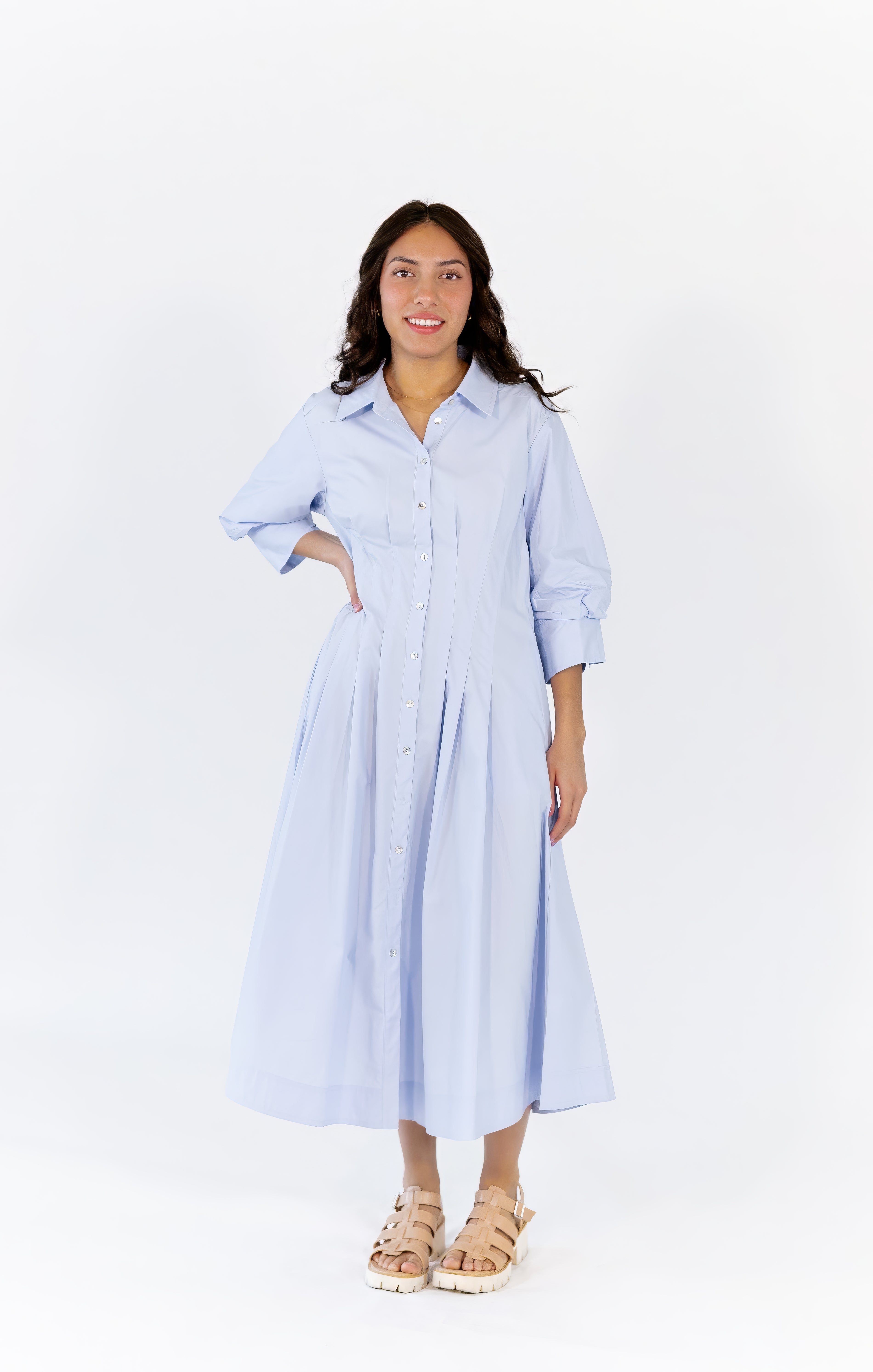 Opal Button Down Maxi