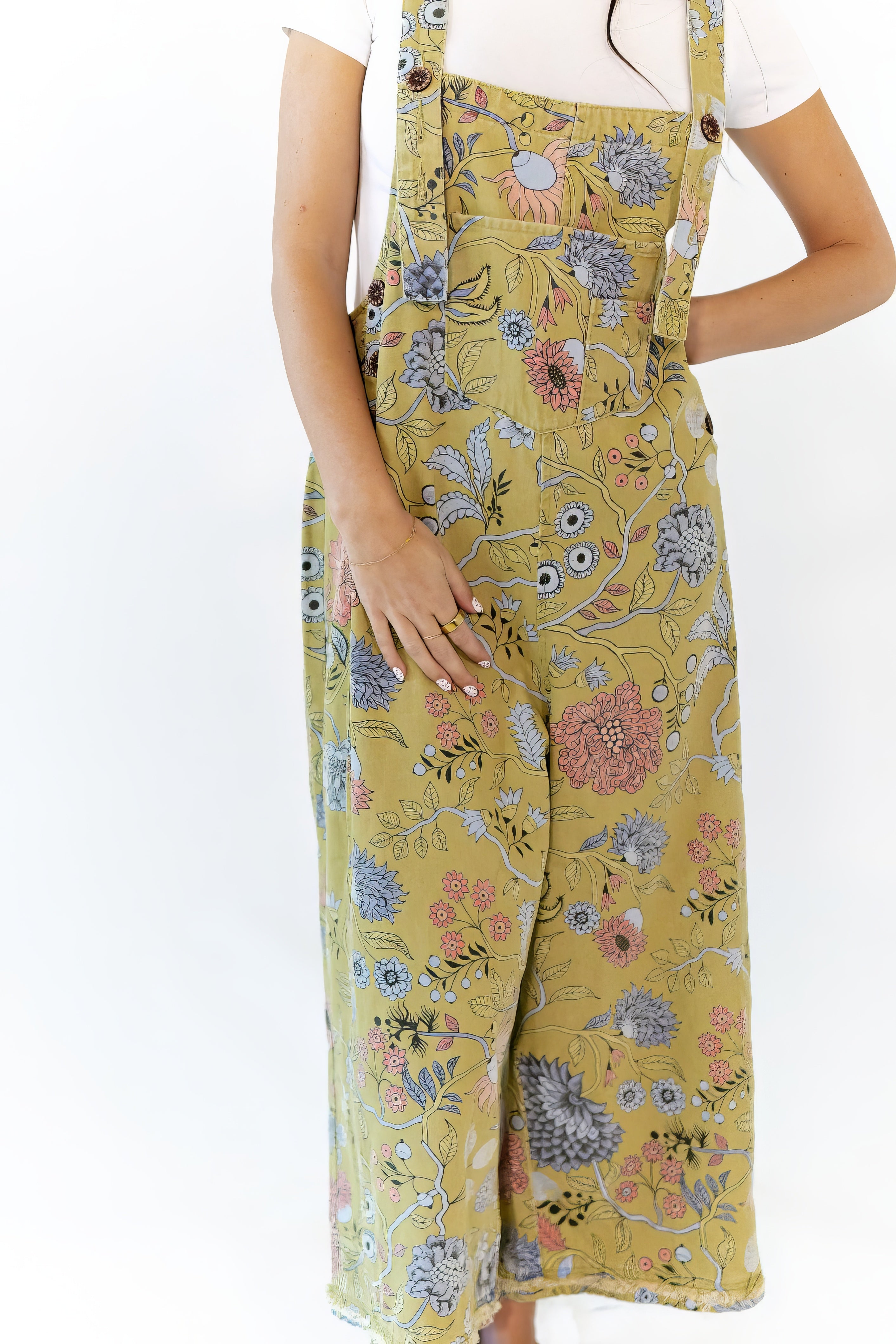Twyla Floral Overalls
