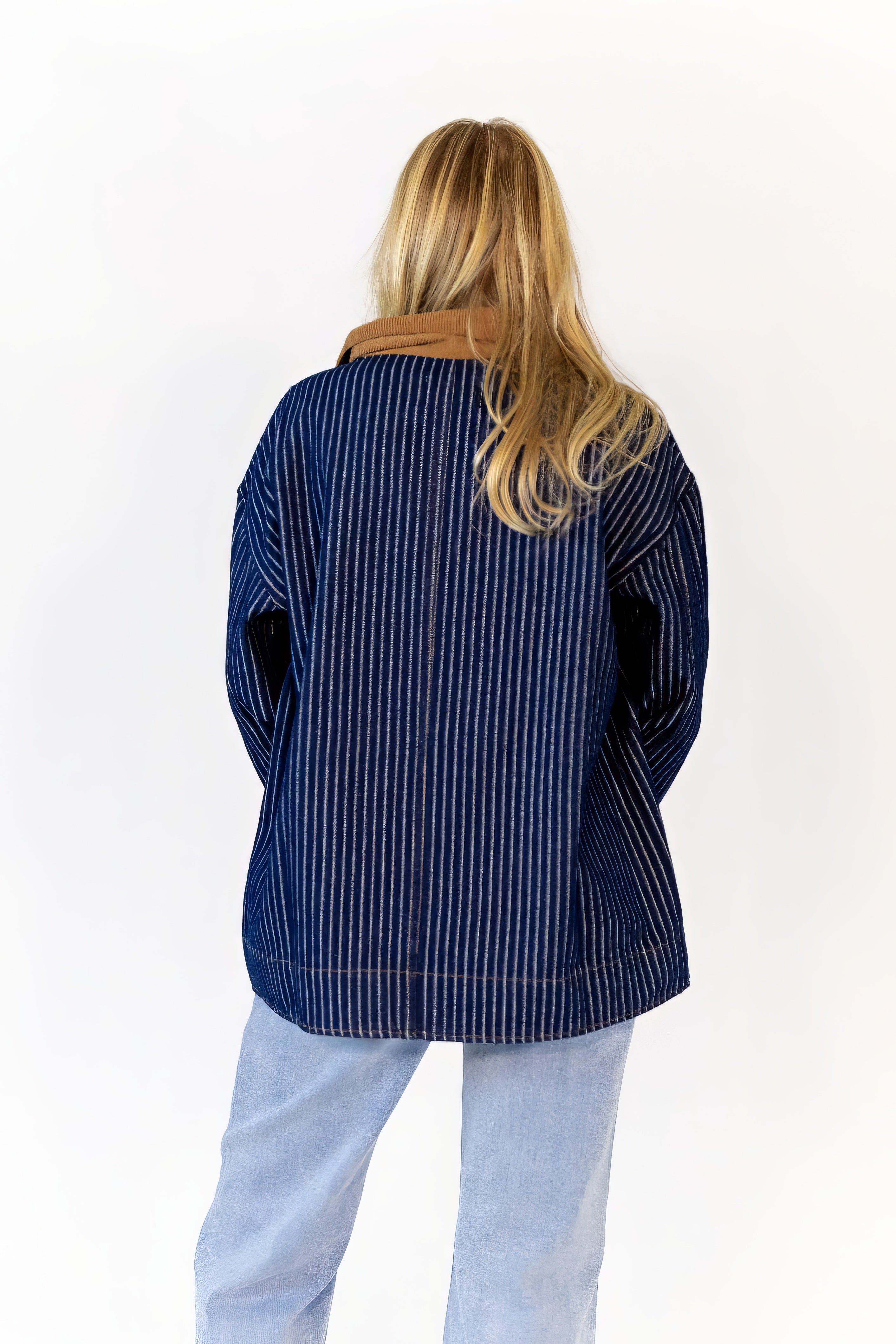 Beau Striped Denim Jacket